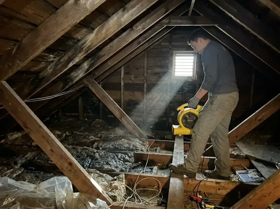 attic-water-damage-drying-proc-007 — frequently asked questions, Emergency Water Extraction & 24/7 Flood Response in Summerl…
